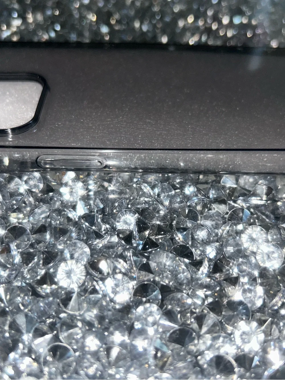 iPhone 15 pro max Phone Case - clear Gray